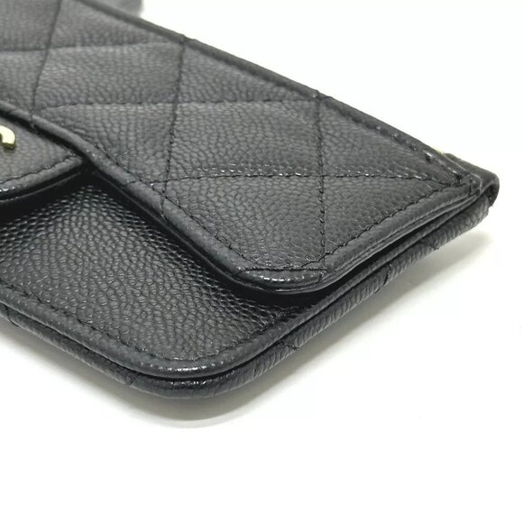 CHANEL AP2570 CC Mark Matelasse Classic Zip Card Case coin purse Unused - Picture 5 of 11